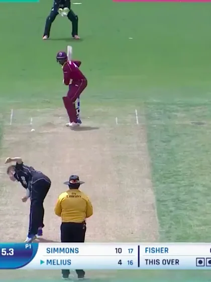 U19CWC POTD: Melius hits the first six of NZvWI