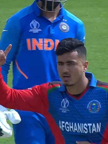 Logo of CWC19: IND v AFG - Mujeeb bowls Rohit Sharma