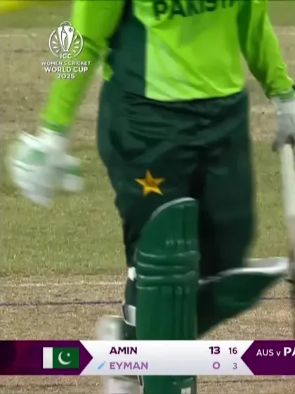 Eyman Fatima - Wicket - Australia Women vs Pakistan Women