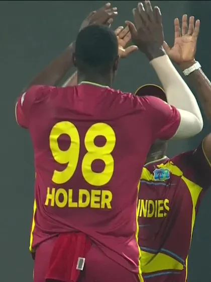 Graeme Cremer - Wicket - Zimbabwe vs West Indies