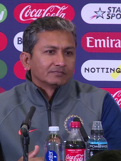 12 June - Nottingham - India batting coach Sanjay Bangar pre-match press conference