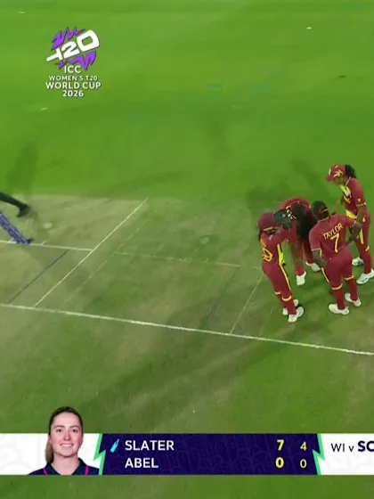 Rachel Slater - Wicket - West Indies vs Scotland