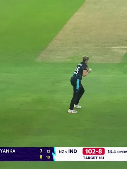 Logo of Shreyanka Patil - Wicket - India vs New Zealand