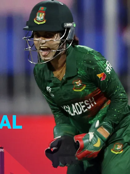 Logo of Every Nigar Sultana Joty dismissal | WT20WC 2024