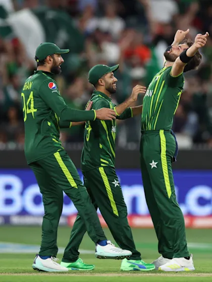 Logo of Afridi cleans up Hales with ripping yorker | T20WC 2022