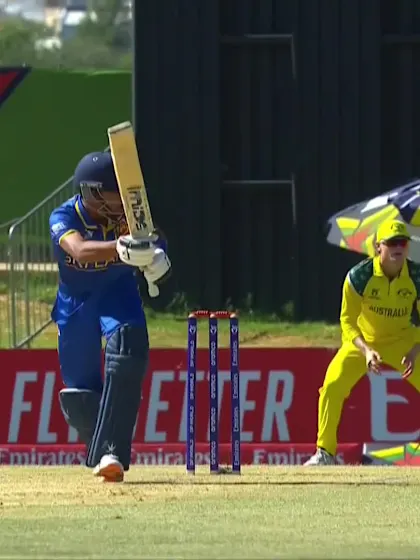 Vimath Dinsara with a Four vs. Australia