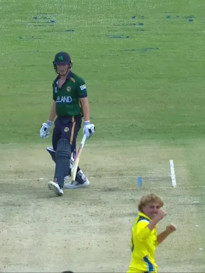 F Ogilby with a Batting vs. Australia