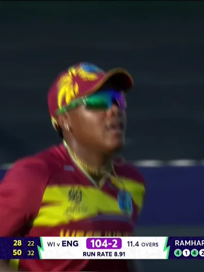 Alice Capsey - Wicket - England vs West Indies