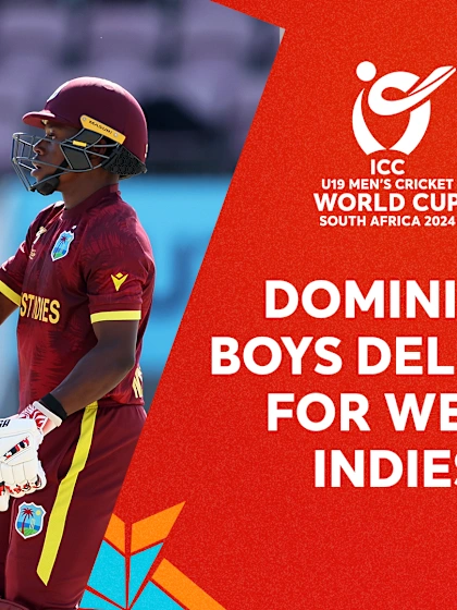 West Indies captain Stephan Pascal celebrates victory with proud family | U19 CWC 2024