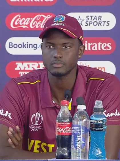 Logo of CWC19: SL v WI - Jason Holder press conference