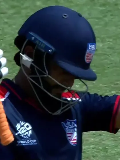 Logo of Harmeet Singh - Wicket - United States of America vs South Africa