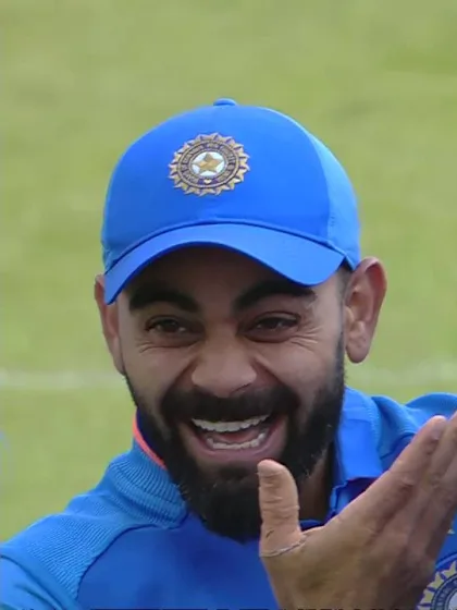CWC19: IND v PAK - Imam wicket celebrations
