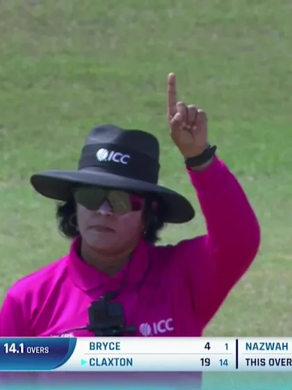 Logo of J Claxton with a Batting vs Malaysia Women Under-19