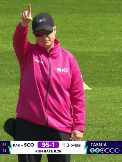 Darcey Carter - Wicket - Scotland vs Pakistan