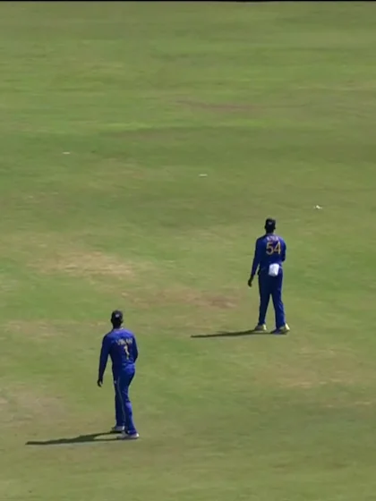 J van Schalkwyk with a Four vs. Sri Lanka