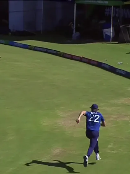 Jaskaran Sandhu with a Four vs. England