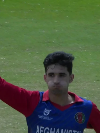Izharulhaq Naveed’s top spin | PAK v AFG | ICC U19 Men’s CWC 2022