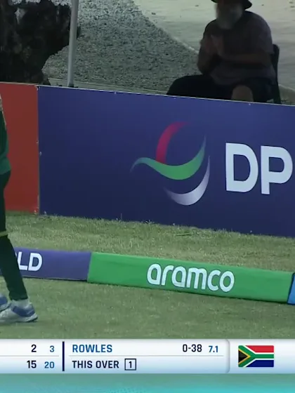 Isra-El Morton - Wicket - West Indies vs South Africa