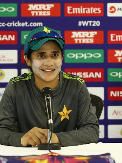 2 November - Antigua - Pakistan Captain Javeria Khan pre-tournament press conference