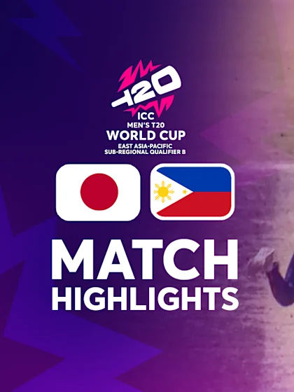 Japan v Philippines | Match Highlights | Men's T20WC Sub-Regional EAP Qualifier B