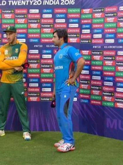 Match Presentation for SA V AFG Match 20 ICC WT20 2016