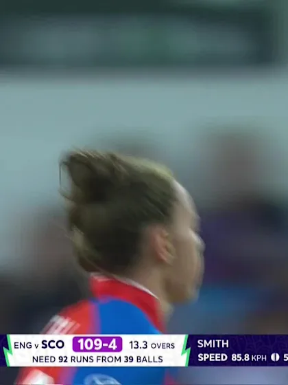 Sarah Bryce - Wicket - England vs Scotland