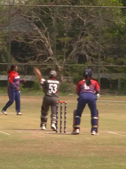 ICC Women's Asia Qualifier 2019: UAE v Nepal – K Kunwar of Nepal takes a great catch