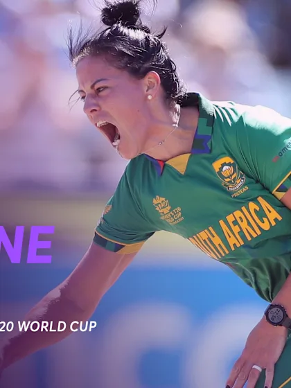Logo of South Africa's pace ace Marizanne Kapp in action | T20 World Cup