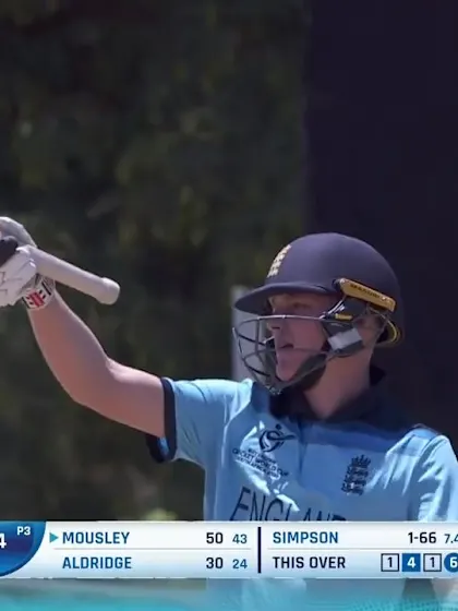 ICC U19 CWC: AUS v ENG – Highlights of Dan Mousley's scintillating 51*