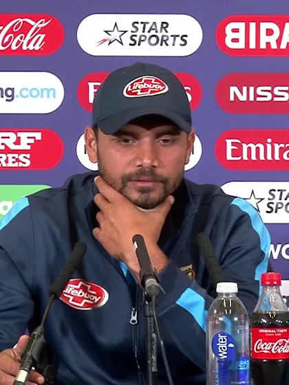 19 June - Nottingham - Bangladesh Captain Mashrafe Mortaza pre-match press conference