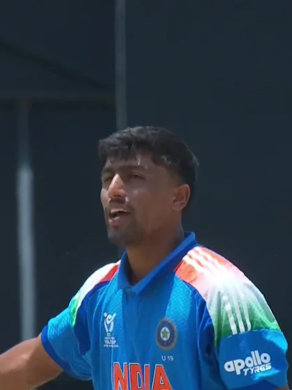 Aziz Mia Khil with a Four vs. India