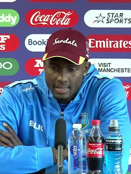 21 June - Manchester - West Indies Captain Jason Holder pre-match press conference
