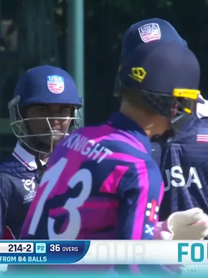 U Srivastava with a Four vs. Scotland