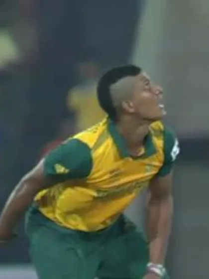 SF2: South Africa v India - Rohit Sharma Wicket