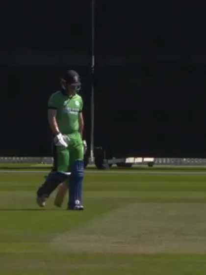 Irish opener Grassi caught and bowled by Nyeem Young