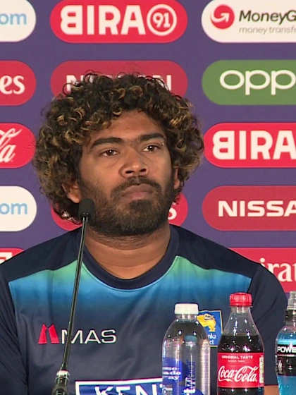 3 June - Cardiff - Sri Lanka player Lasith Malinga pre-match press conference