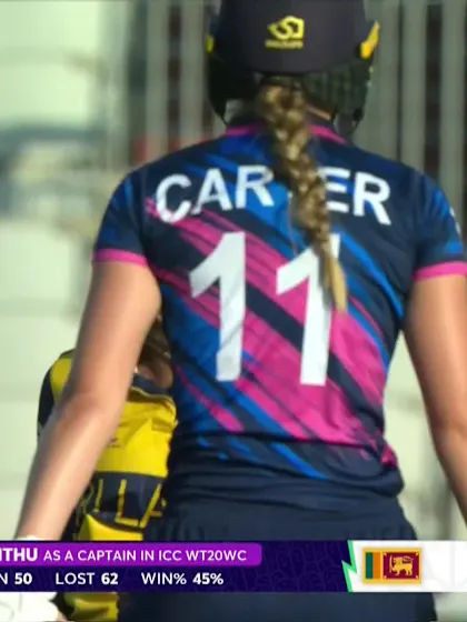 Darcey Carter - Wicket - Sri Lanka vs Scotland