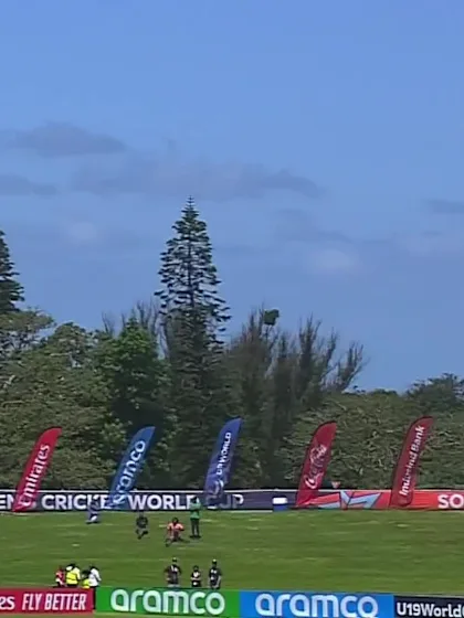 Aakash Chand with a Six vs. Pakistan