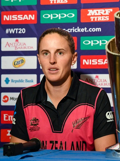 8 November - Guyana - New Zealand captain Amy Satterthwaite pre-match press conference