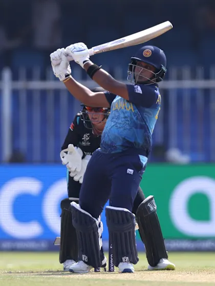 Logo of Chamari Athapaththu hits form with a flurry of fours | WT20WC 2024