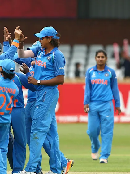 Gayakwad five, Raj ton leads India to semi-finals