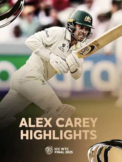 Logo of Alex Carey's vital 43 for Australia | Player Highlights | WTC25 Final