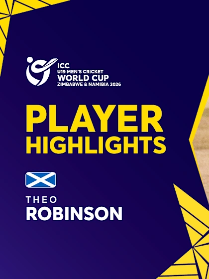 Robinson's charge for Scotland | Player Highlights | U19 CWC 2026