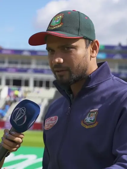 CWC19: BAN v IND - Mortaza talks about his run-up