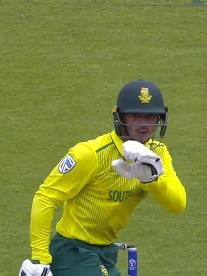 CWC19: SA v BAN - All wickets from South Africa innings