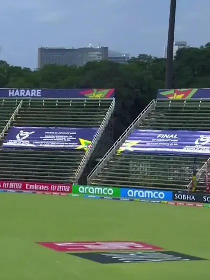 Hugo Bogue with a Six vs. Pakistan