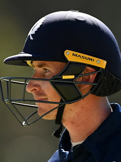 Logo of Brandon McMullen century puts one foot in World Cup for Scotland | CWC23 Qualifier