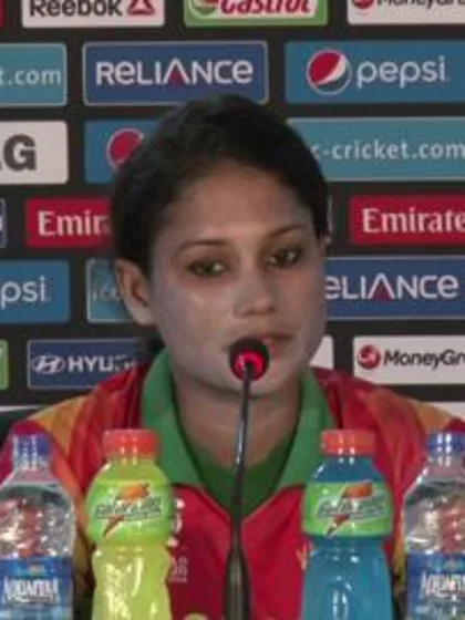 Women's World Twenty20 M11 Bangladesh's Jahanara Alam PC-Part 1