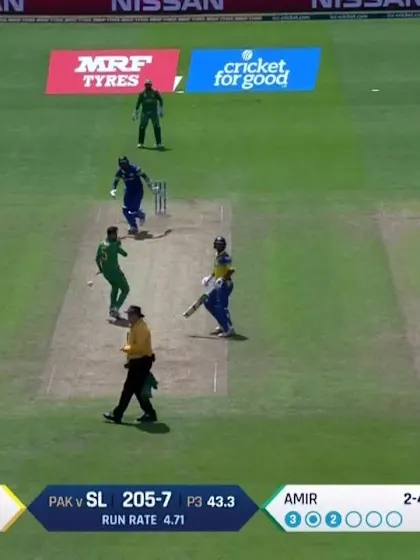 Logo of WICKET: Lakmal falls to Hassan for 26
