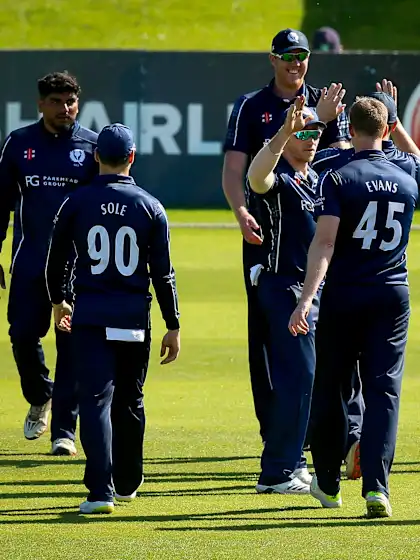 Hamza four-for puts Scotland in pole position ahead of tri-series finale